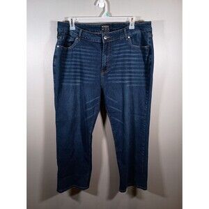 Bloomchic Jeans Plus Size 22  Medium Wash High Rise Boot Cut 26 Inseam
